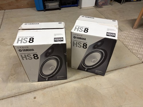 Yamaha hs8 black powered - black,